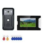 7'' LCD Screen 1000TVL Camera Video Intercom Door Phone RFID System HD Doorbell