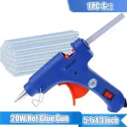 20WGlue Gun Mini Hot Melt Glue Gun Electric Heat Temperature Gun Repair Tool Set