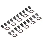 10 Pack PATIKIL Magnetic Reed Switch NC Wired Recessed Door Sensor Window Contac