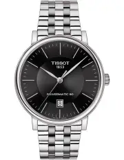 [Tissot] Carson Premium Powermatic 80 T1224071105100 Automatic Watch in Black