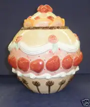 Certified Great Desserts Cookie Jar- New in Box- Retired
