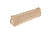 Filofax Classic Stitch Soft Zip Pen Case Leather Pencil Carry Bag Peach 19cm