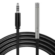 Temperature Humidity Sensor Probe, Waterproof Stainless Steel Probe 12ft