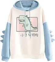 [Fronage] Teen Girls Hooded Sweatshirt Womens Long Sleeve Cute Hoodies Pullover Tops