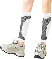 [GLANSI] Sports Running Calf Socks,Compression Sleeve Footless Socks - Footless Sleeve with Compression and Sweat Absorption for Basketball Tennis