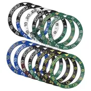 GMT007 Outer Watch Bezel Ceramic Scale Beveled Bezels Watch Bezel Ring 38&30.7mm