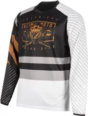 Klim Petrol S24, jersey , color: Black/White/Grey/Bronze , size: S