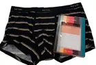 Paul Smith Men's XL stripe Boxer Briefs Trunk Organic Cotton Single Pack