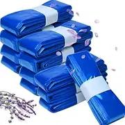 Dazhtu 12 Pack Nappy Bin Refill Bags Set, 4.5m Fits Tommee Tippee Twist & Click, Simplee Sangenic, Genie, Munchkin Refill (Blue)