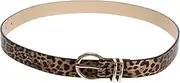 [TEMPNAP] Fashionable Women's Jeans Belt Stylish Buckle Pu Belt for Ladies Versatile for Casual Dressy Outfits