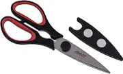 Avanti Kitchen Scissors with Magnetic Sheath, Grey