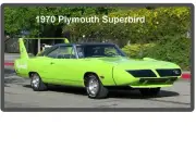 1970 Plymouth Super Bird / Fridge / Tool Box Magnet