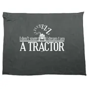 Dont Snore Dream Tractor - Funny Novelty Soft Sport Microfiber Towel