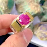 Natural Ruby Ring Afghanistan Ruby Ring Handmade Ring Gift Ring Unique Design