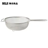 在飛比找PChome24h購物優惠-【MUJI 無印良品】不鏽鋼網篩/附把手/19.5cm×34