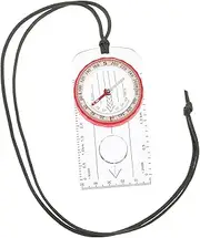 Kisangel Sturdy Navigation Compass Portable Hiking Compass Lanyard for Outdoor Adventure