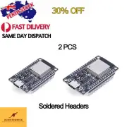 2PCS ESP32 WROOM-32 Development Board TYPE-C CH340C WiFi+Bluetooth for IOT