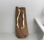 White Wing Laundry Bag, Brown , Waxed Canvas. New, 25/35”