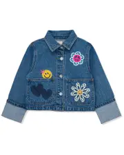 Peek Kids Denim Patches Applique Jacket