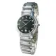 ROSDENTON 勞斯丹頓 公司貨 藝術之家 晶鑽時尚腕錶-銀黑-女錶(2831LBB-D)35mm