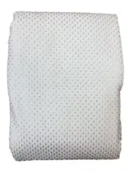 Holiday Ivory Tablecloth With Metallic Silver Fleck, Fabric Table Cloth 70 Round