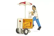 Tucher and Walther German Hand Made Tin Toy Ice Cream Man T434