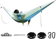 Hammocks for Outside - Lightweight Large Portable Hammock | Waterproof Nylon Garden Yard Outdoor Supplies for Camping Climbing Beach Hiking