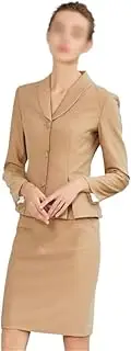 [PLANIFLEX] CSCDD Temperament Slim Professional Dress Spring Khaki to Work Suit Skirt Suit Set Skirt