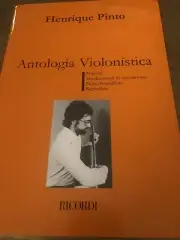 Henrique Pinto Antologia Violonistica For Classical Guitar Book,Last one