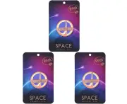 3x Geek Culture Space Enamel Pin Button Badge/Brooch Round Jewellery Interkosmos