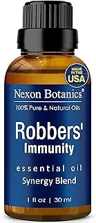 Robbers' Immunity Essential Oil Blend 30 ml - Comparable to On Guard Essential Oil - Purifying and Detoxifying Oil - Health Promoting Benefits - Aromatherapy and Diffuser from Nexon Botanics