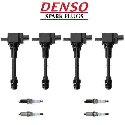 DENSO Platinum TT Spark Plug + High Engine Ignition Coil For 02-06 Nissan Sentra (for: Nissan)