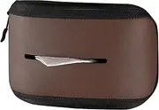 Car Tissue Box Holder | PU Leather Soft Car Tissue Cover - Auto Accessories Napkin Holder Container for Home Center Console Armrest Sun Visor Backseat