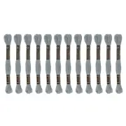 12 Skeins Embroidery Floss 8m Each Cotton Cross Stitch Thread Grey