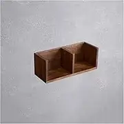 Wall Shelf Rustic Wall Mount Floating Shelves, Cube Multi Grid Display Case Floating Organizer Rack, Farmhouse Style Home Decor for Bathroom, Kitchen, Bedroom, Living Room Shelves Floating