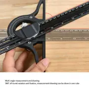 Combination Square 20 Inch 360 Degree Rotation Sliding Combination Angle Ruler