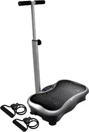 Lifepro Vibration Plate Exercise Machine with Waist-Level Handlebar