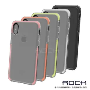 【蘆洲IN7】ROCK iPhone X 優盾系列 軍規 防摔 手機保護殼 空壓殼 透明殼 非HAO 鋼化膜 螢幕維修