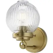 Maxim Lighting 15191CRSBR Kasbah Wall Sconce Wall Light