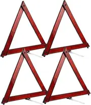 4pcs Safety Reflective Triangle for Car Road Parking Traffic Emergencies High Visibility Warning Sign for Maximum Road Safety Easy Portability