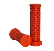 AME BMX Bike Grips Zone Firm Orange Flangeless A'ME Old School Bicycle GT DYNO
