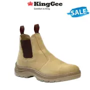 SALE KingGee Flinders Suede Work Boots Steel Safety Cap Heat Resistant K25180
