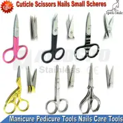 Small Nail Manicure Pedicure Cuticle Ear Nose Arrow Point Jaws Curved Scissors