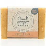 Two-Winged Fruit Bar Soap - Honey & Oat