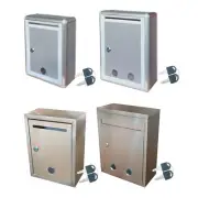 Suggestion Box with Lock Money Box Metal Lockable Ballot Box Donation Box for