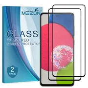 [2 Pack] Full Coverage Samsung Galaxy A52s 5G Tempered Glass Crystal Clear Premium 9H HD Screen Protector by MEZON (A52s 5G, 9H Full) – FREE EXPRESS