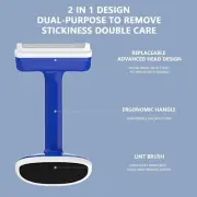 2 in 1 Fabric Shaver Lint Brush Lint Fuzz Remover with 2 Brush Heads Fabric Care