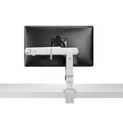 Colebrook Bosson Saunders Ollin Dynamic Single Monitor Arm - White - Max Load 9kg - 180°/360° Rotateable capability - VESA 75 & 100mm [OLN/009/010/W]