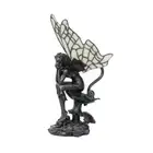 Fairy On Mushroom Art Deco Table Lamp