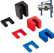 36 Pcs Car Lift Auto Leveling Shim Install Kit for 2 Post 4 Post Car Lift Precise Leveling Installation, 4/5" Opening Shims Fit for 3/4" Anchor Bolt (1/4" Black, 1/8" Red, 1/16" Blue)